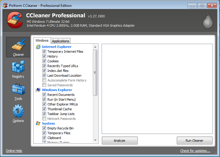 Ccleaner download gratis italiano per windows 7 - For android ccleaner for windows 4 less windows francais get rid